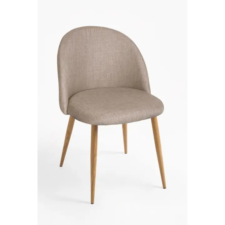 Silla Vint Tela - Beige - 1