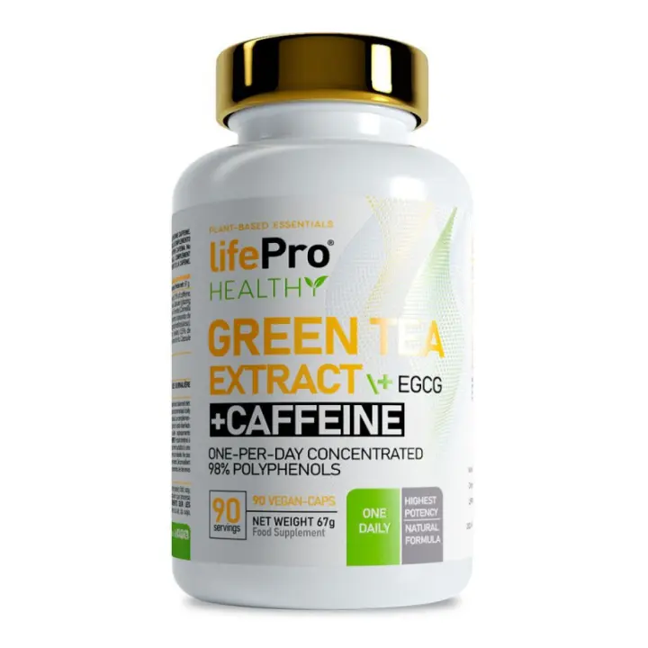 LIFE PRO GREEN TEA + EGCG + CAFFEINE 90 VEGANCAPS 98% POLYPHENOLS - 1