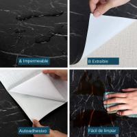 Papel Tapiz Vinilo Antigoteado De Marmol Autoadhesivo Impermeable Para Decoración De Cocina Resistente a La Humedad Y Moho - details 3