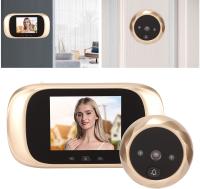 Visor de puerta de video de 600 mAh con batería de litio integrada, visor de mirilla de almacenamiento cíclico integrado, cámara de seguridad para exteriores, pantalla LCD de 2.8 pulgadas - details 0