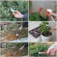 12 herramientas de jardinería de acero inoxidable con Mango antideslizante, kit de jardinería para cultivar verduras y flores, regalo para Padres - details 2