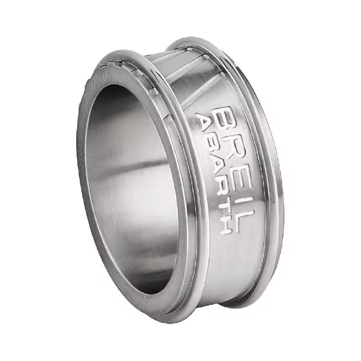 BREIL Colección ABARTH 002, Anillo Hombre en Acero, Ideas de Regalos para Hombre - 1