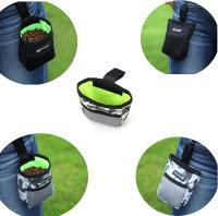 El bolso de la invitación de la bolsa del tratamiento del perro se puede colgar en los pantalones, bolso que camina del perro conveniente llevar, bolsa del entrenamiento del perro - details 1