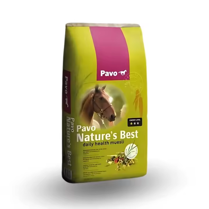 Muesli Saludable para Caballos PAVO Nature’s Best 15 Kg – Bajo en Azúcar - 1