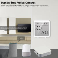 Higrómetro Termómetro WiFi Inalámbrico Sensor De Humedad Con Alarma Por App Para Interior Y Exterior Compatible Con Alexa Y Google Assistant - details 5