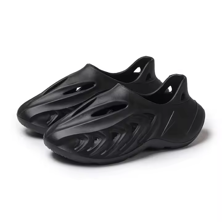 Sandalias De Hombre EVA Cómodas Y Suaves Zapatillas De Jardín Con Agujeros Para Parejas Zapatos De Playa Con Suela De Goma Talla True - 1
