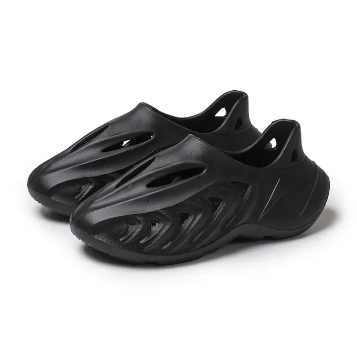 Sandalias De Hombre EVA Cómodas Y Suaves Zapatillas De Jardín Con Agujeros Para Parejas Zapatos De Playa Con Suela De Goma Talla True - 1
