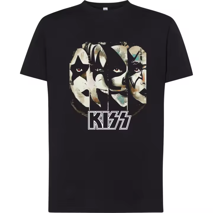 Camiseta   Kiss - | Algodón | Manga Corta y Manga Larga - Tejido tubular, sin costuras laterales. - Punto liso - 1