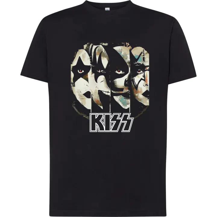 Camiseta   Kiss - | Algodón | Manga Corta y Manga Larga - Tejido tubular, sin costuras laterales. - Punto liso - 1