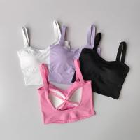Sudadera Deportiva Para Mujer Transpirable Con Almohadillas Fijas Anti-sudoración Top De Fitness Yoga Brassiere Push up Para Gimnasio Top De Ejercicio - details 2
