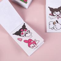 48Pcs Sanrio My Melody Hello Kitty Pegatinas De Anime Juguete Para Niños Estudiantes Suministros Escolares Kawaii Lindo Dibujo Animado - details 4