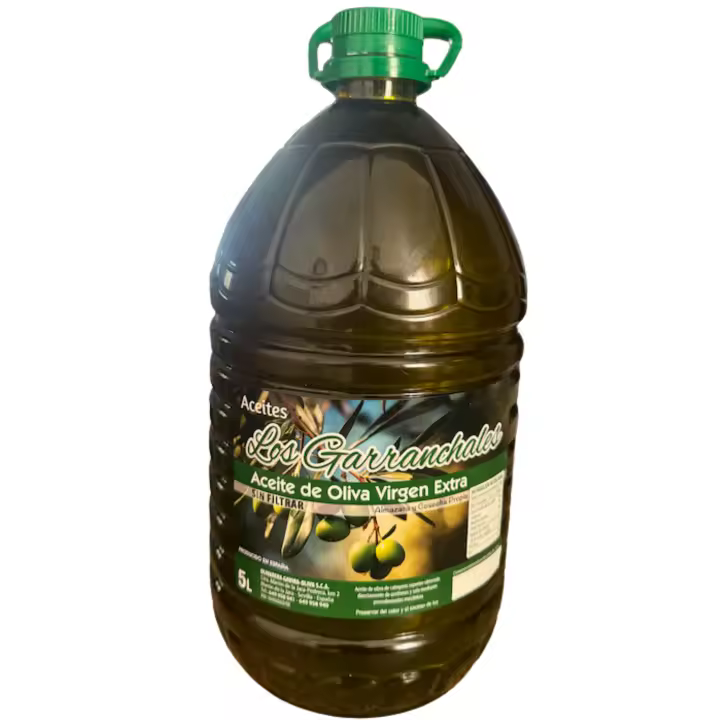 Aceite de Oliva Virgen Extra Sin Filtrar "Los Garranchales", Categoría Superior, Almazara y Cosecha Propia, Artesano, Primera Prensada en Frío, Botellas 0,5L, 0,75L y Garrafas 5L, 2L - 1