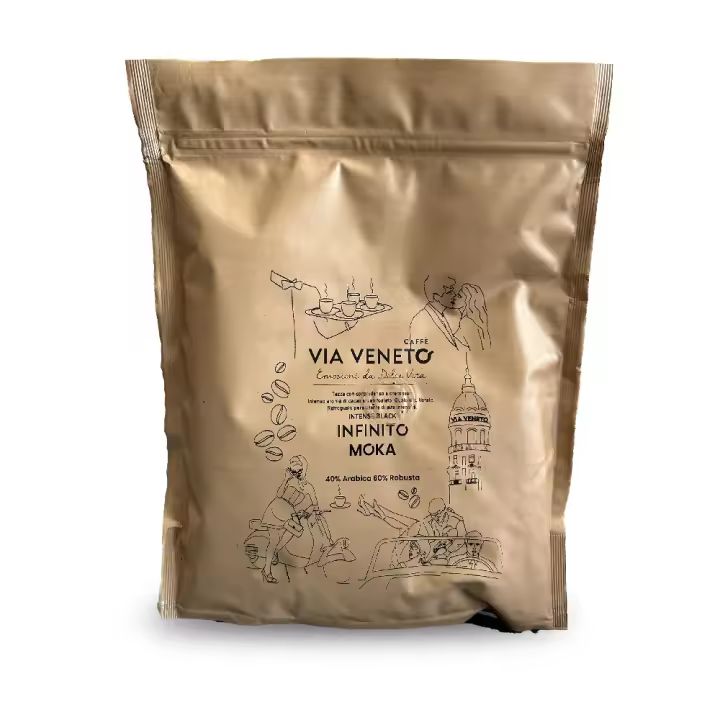 Café molido para mezcla Mocha Via Veneto Infinito 250 gr - 1
