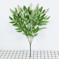 Arbusto Artificial De Sauce Con Hojas Verdes Falsas Para Decoración De Mesa De Bodas Y Fiestas Jungle DIY Plantas Silken - details 2