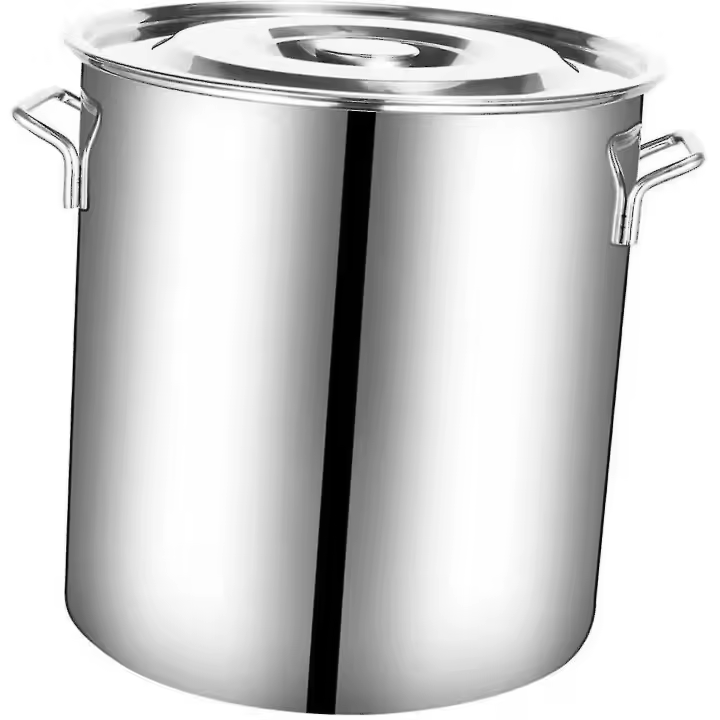 20L Olla de sopa de Maple inoxidable de degree Comercial with tapa-catering Guiso olla - 1