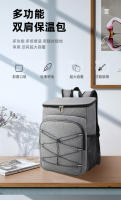 Mochila térmica de papel de aluminio con aislamiento para acampar, bolsa enfriadora de 18L para acampar, Ar livre - details 1