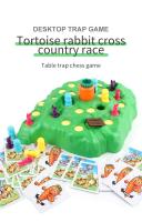 Juego De Mesa Educativo Para Niños Juego De Carreras De Conejos Juguetes De Rotación De Batata Juego Familiar De Educación Temprana - details 0
