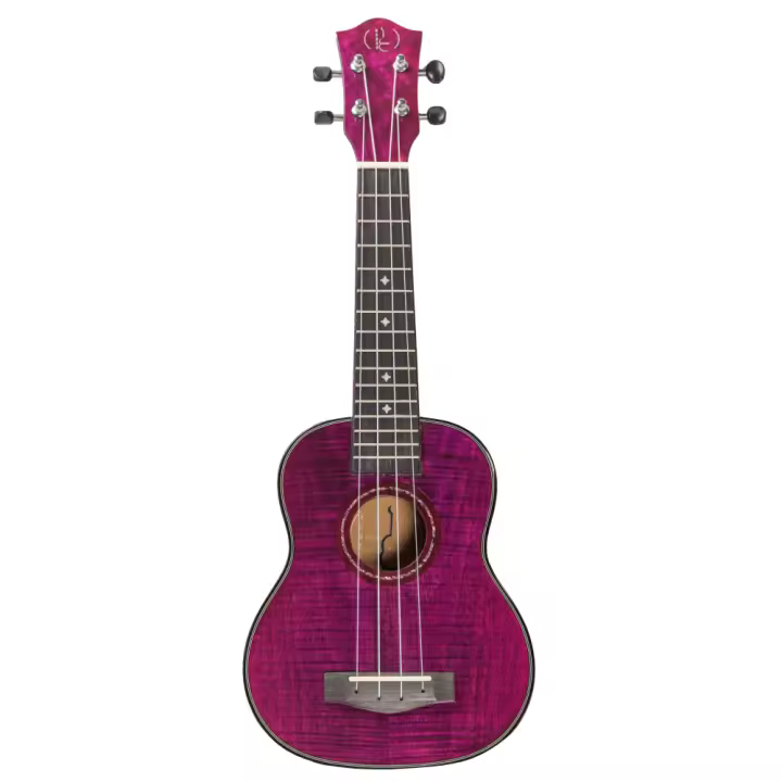Ukelele Soprano Bones SP630S-PU Arce Purpura Brillo - 1