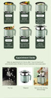 Máquina De Cocina Eléctrica Multifuncional 1.7L Capacidad Single/Double Layer Hot Pot Mini Olla Eléctrica Inteligente Con Sello Antideslizante - details 4