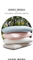 Almohada De Látex Natural Puro 100% Para Alivio De Dolor De Cuello Ortopédica Transpirable Cómoda Para Descanso Y Viajes - details 7