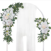 Arco De Flores Artificiales Para Boda Decoración De Puerta Bohemia Grande Colgante Para Ceremonia De Boda Navidad Decoración Floral Para Hogar - details 0