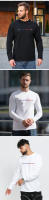 Camiseta Larga Para Hombre Estilo Retro Clásico Con Impresión De Letras Y Color Sólido Casual Para Primavera/Verano Uso Diario Fiesta Social - details 3