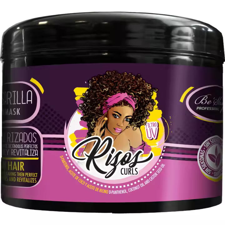 Mascarilla Rizos Beshyne - Fórmula con Filtro UV para Controlar y Revitalizar el Cabello - 1
