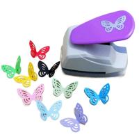 Pulverizador De Agujeros En Forma De Mariposa 3D Para Cartas De Saludo Y Scrapbooking Corte De Papel Máquina De Perforación Manual - details 0