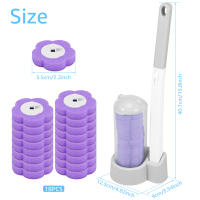 Cepillo De Inodoro Desechable Con Mango Largo Y Cabeza De Esponja Para Limpieza Profunda De Baño Accesorios De Inodoro Kit De Limpieza Ecológico 18/36 Piezas - details 7