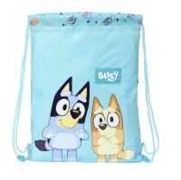 Saco niños Plano 34 cms Bluey| cómodo para niños | Diseño azul vibrante de  Bluey  | Tamaño de 34 cms. Divertido Bluey colegio excuersión - details 1