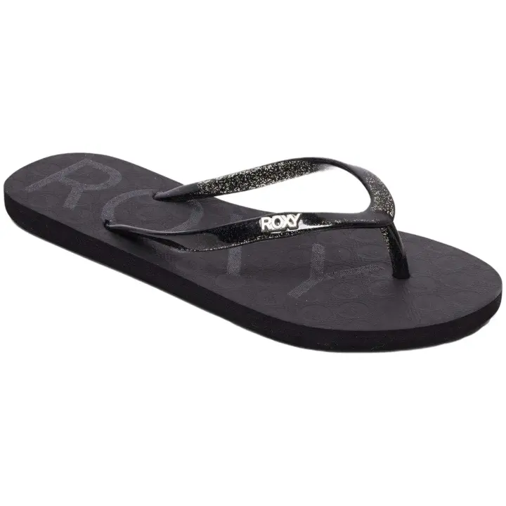 Chanclas Roxy Viva Sparkle para mujer en color negro - 1