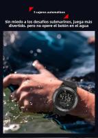 Reloj Digital SANDA Con Correa De Nylon Multifuncional Resistente Al Agua Para Estudiantes Reloj Deportivo Militar Con Alarma Y Pantalla LED - details 12