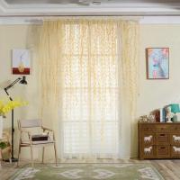 Bocas De Arce Lindas Para Ventanas Estilo Pastoral Decorativas Para Dormitorio Y Sala De Estar Cortinas De Poliéster 100% - details 0