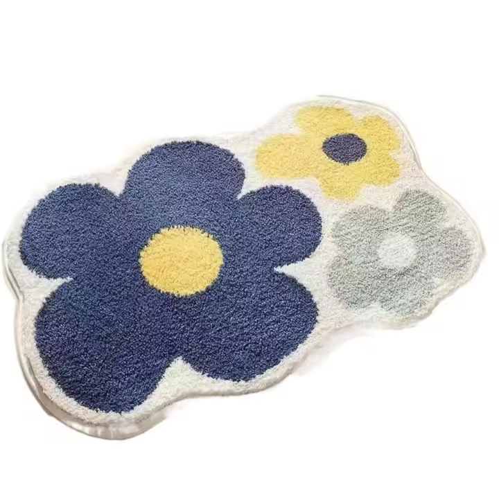 rtoon Floral Secado Rápido Antideslizante rpet, ble, Súper Suave, Decoración del Hogar, Suministros de baño - 1