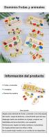 Pack de 6 a 24 unidades de dominó de madera, Dominó de dibujos, regalos niños, regalos cumpleaños niños para invitados, regalos para invitados boda, detalles bautizo para invitados, regalos niños, Regalantes.com - details 0