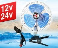 Ventilador eléctrico de verano para coche de 6" pulgadas con clip, ventilador pequeño totalmente cerrado - details 4