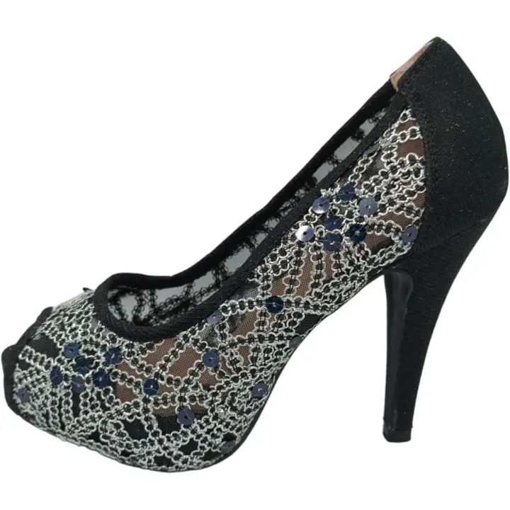 Emas Shoes - Tacones de Fiestas - Ideal para Bailes - 8cm Tacon 2 Cm Plataforma A1281 - 1