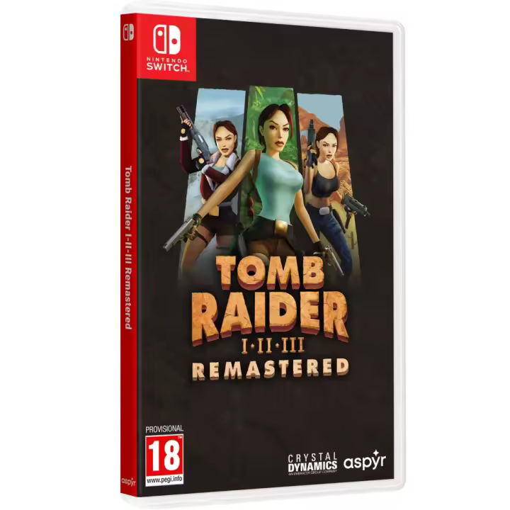TOMB RAIDER I-III REMASTERED STARRING LARA CROFT SWITCH JUEGO FÍSICO PARA NINTENDO SWITCH VERSIÓN ESPAÑOLA GARANTÍA EU Nintendo - 1