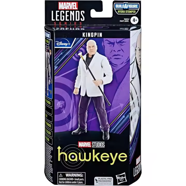 HASBRO: Marvel Legends Series - Kingpin y Hawkeye - Uno de los jefes criminales más poderosos de Nueva York - Figuras coleccionables - Edad recomendada mayores de 4 años - 1