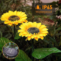 Lámpara Solar IP65 Impermeable Para Exterior Iluminación LED En Forma De Girasol Decorativa Para Jardín Camino Paisaje - details 5