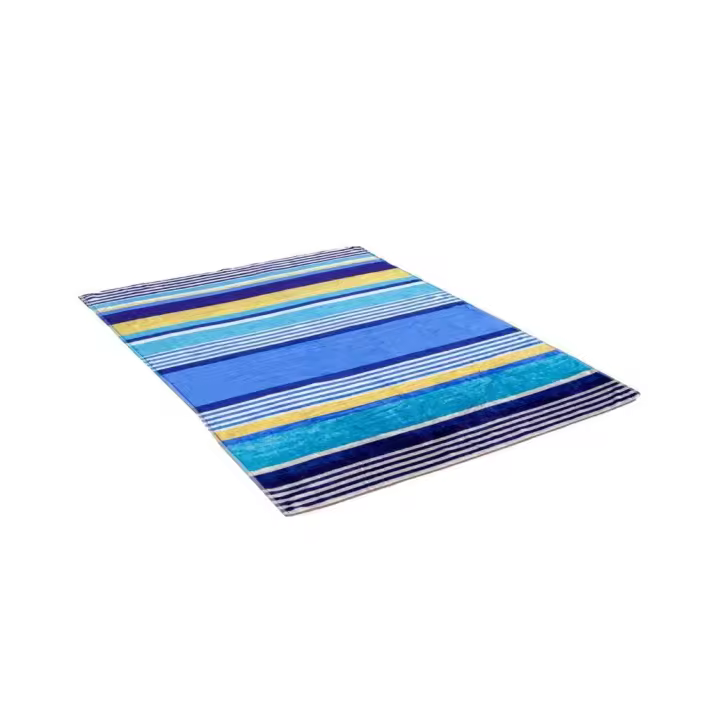 Toalla Velours Jacquard Raya 06533, 100% Algodón, Multicolor, Sun&Surf, 140x180 cm - 1
