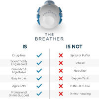 Entrenador De Respiro Natural Para Terapia Respiratoria Sin Medicación Mejora La Respiración Con App De Entrenamiento Móvil Guía Para Pulmones Fuertes Y Respiración Eficiente - details 4