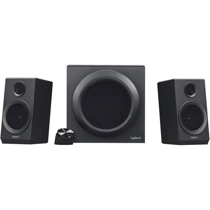 Altavoces Logitech Z333 80W con Subwoofer – Sonido potente 2.1 con control independiente de graves y entrada múltiple | Ideal para PC, TV y consolas - 1