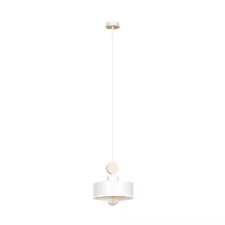 Lámpara de Suspensión Tununo, Arce, Blanco, 20x100x20 cm - 1