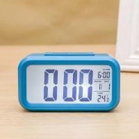 Reloj De Alarma Digital LCD Con Calendario Y Termómetro Reloj De Escritorio De Plástico Para La Casa Sin Dispositivo Inteligente - details 12