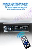 Reproductor Multimedia Para Coche 1 DIN JID-520 Bluetooth FM Estéreo Con Control Remoto MP3 De 12V Radio De Automóvil - details 3