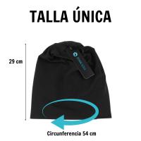 GORRO NEGRO de Algodón para Hombre o Mujer | Accesorios para Deportes de Invierno | Complemento de Abrigo ideal para Senderismo Nieve Esquiar y Running | Gorros Térmicos Unisex de Talla Única. essential by natural bio pharma - details 2