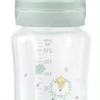 Biberão anti-cólicas 240ml Kikka Boo Jungle King Menta - 1