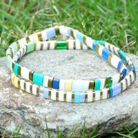 Pulsera De Cuentas TILA Bohemia Para Niñas Con Diseño Contrastante Y Colores Vibrantes Para Regalos Diarios Y Pilastramento - details 11