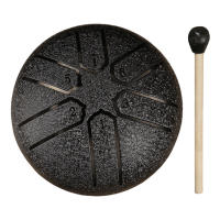Bombo De Lengua De Acero De 3 Pulgadas 6 Tonos Mini Bombo Portátil Para Exteriores Accesorios De Percusión Incluyen Palos - details 6